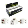 Benross Mains 3 Way Adapter 13A Fused – Case of 10