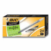BIC – Round Stic Xtra Life Ball Pens Medium Point (1.0 mm), Black – 24 Ct each