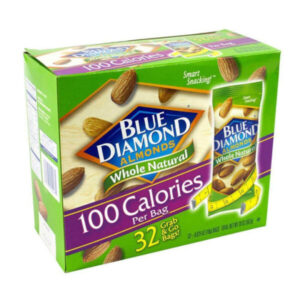 Blue Diamond Almonds Grab-and-Go Bags – 0.625 Oz – 32 Pack
