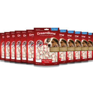 DreamBone – Mini Dog Chews, Chicken – 16 Ct – 24 Pack